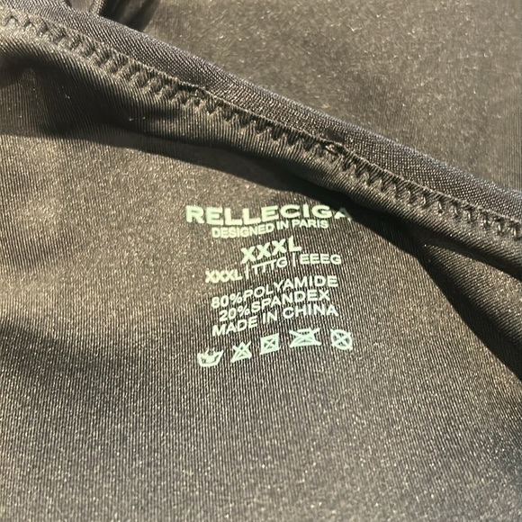 RELLECIGA Black High Cut Low Back One Piece Thong Swimsuit for Women - Picture 8 of 14